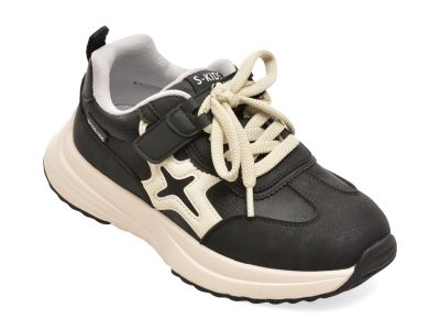 Pantofi sport SELECTION KIDS negri, 61088, din piele ecologica