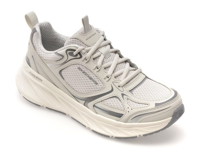 Pantofi sport SKECHERS gri, EDGERIDE, din material textil