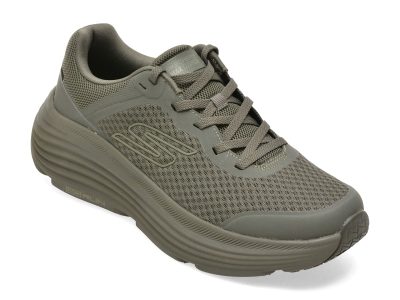 Pantofi sport SKECHERS kaki, MAX CUSHIONING ENDEAVOUR, din material textil