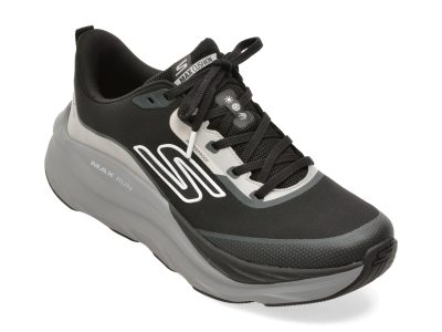 Pantofi sport SKECHERS negri, MAX RUN, din material textil