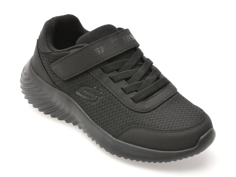 Pantofi sport SKECHERS negri, BOUNDER, din material textil