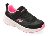 Pantofi sport SKECHERS negri, EDGERIDE, din material textil