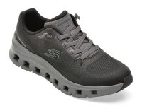 Pantofi sport SKECHERS negri, GLIDE-STEP PRO, din material textil