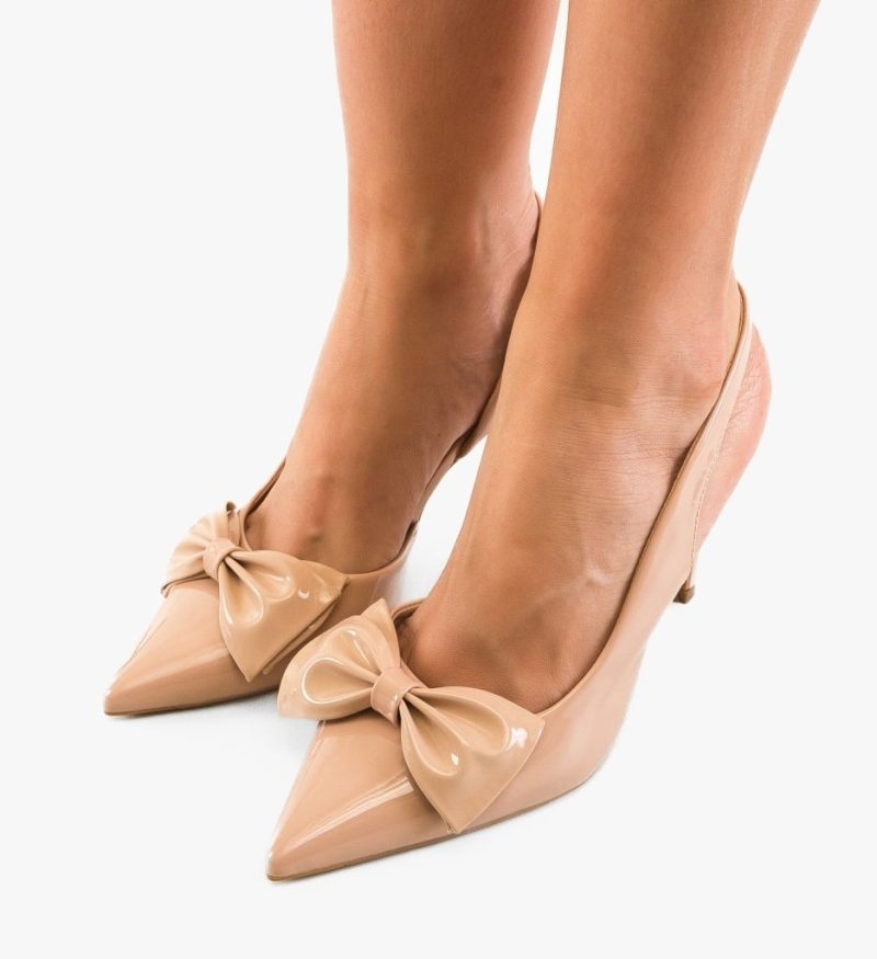 Pantofi stiletto dama Ebysyna Nude