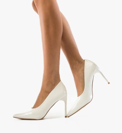 Pantofi stiletto dama Neybar Albi