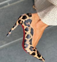 Pantofi stiletto dama Stypas Print