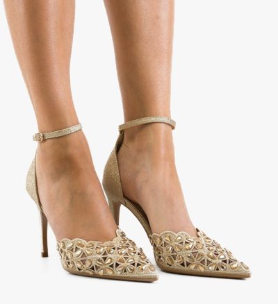 Pantofi stiletto dama Tabylys Aurii
