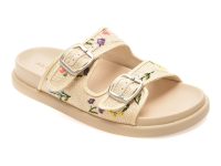 Papuci ALDO bej, BOHOCHIC 978, din material textil