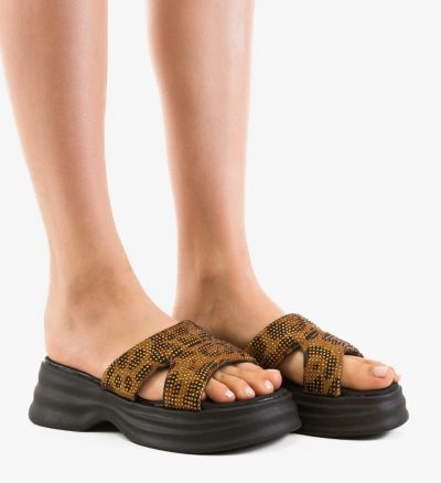 Papuci dama Uvy Print