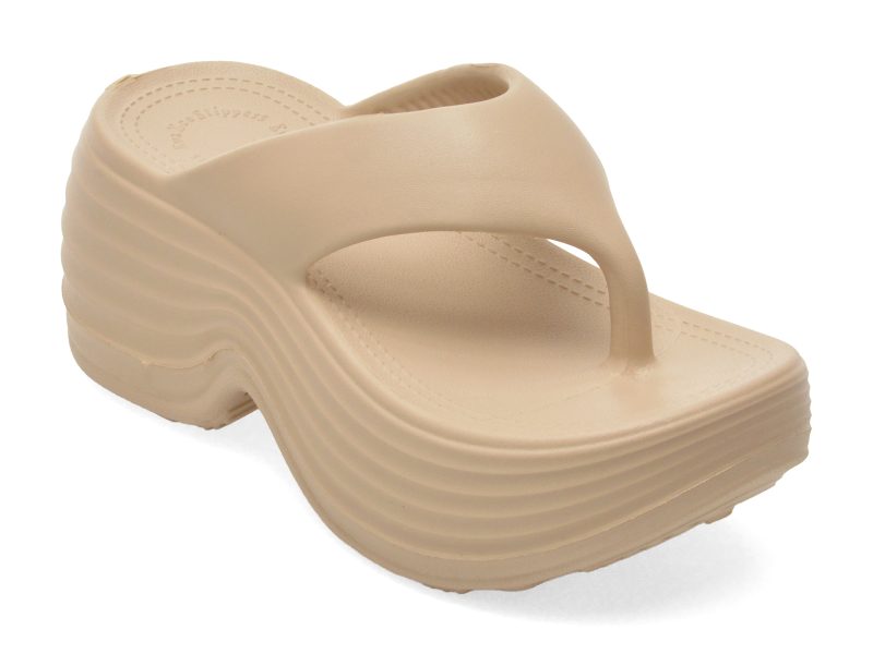 Papuci GRYXX bej, HLJ2521, din pvc
