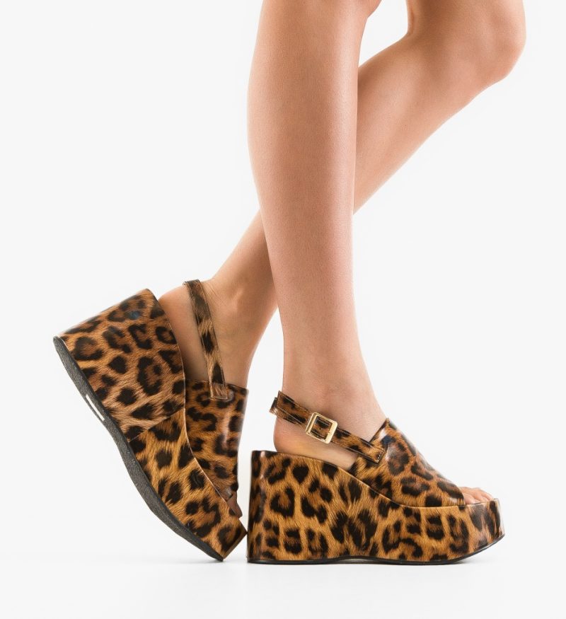 Platforme dama Haydn Animal Print