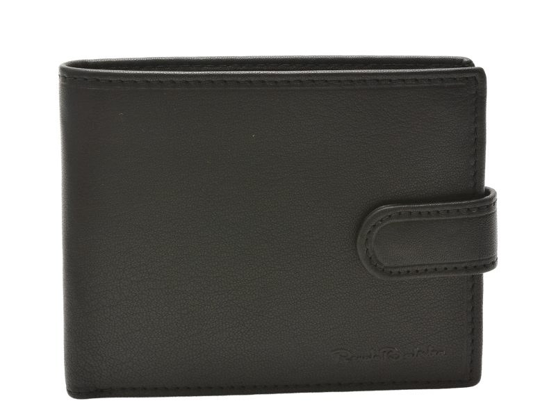 Portofel RENATO BALESTRA negru, CLASSIC, din piele naturala