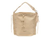 Rucsac DESIGUAL alb, SAKP33, din piele ecologica