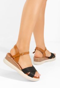 Sandale cu platforma Andrea negre