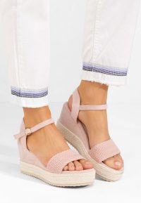 Sandale cu platforma Debbi roz