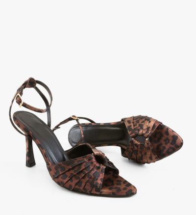 Sandale cu toc Yavay Print