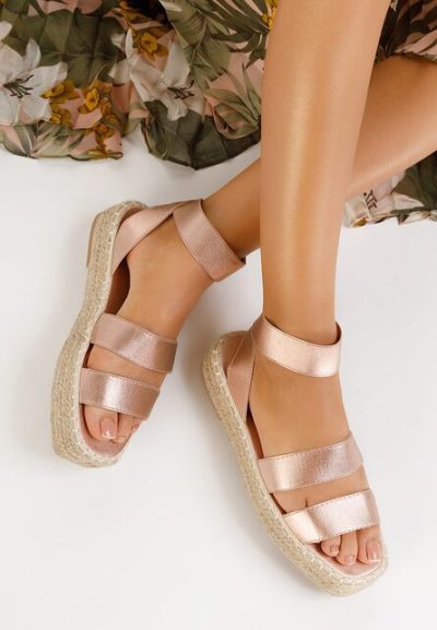 Sandale dama champagne Clarena