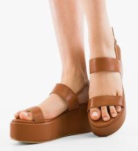 Sandale dama Deyny Camel