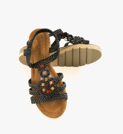 Sandale dama Faris Negre