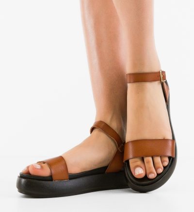 Sandale dama Haggyu Camel