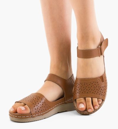 Sandale dama Trafer Camel
