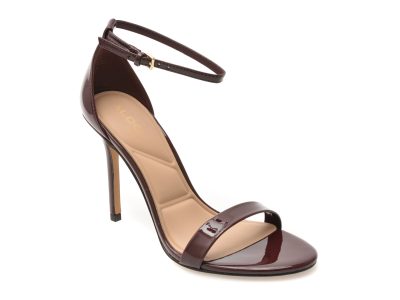 Sandale elegante ALDO visinii, JACYNTHE 601, din piele ecologica lacuita