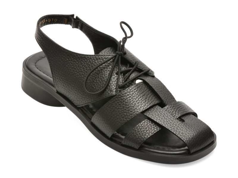 Pantofi EPICA negri, 1766373, din piele naturala