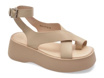 Sandale EPICA nude, 935AG17, din piele naturala