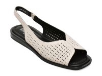 Sandale FLAVIA PASSINI albe, JH66, din piele naturala