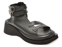 Sandale GRYXX negre, 208423, din piele naturala