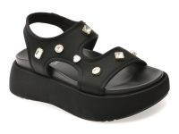 Sandale GRYXX negre, A55, din material textil