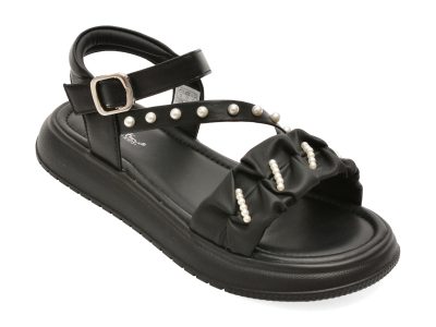 Sandale SELECTION KIDS negre, 62093, din piele ecologica