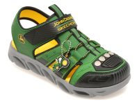 Sandale SKECHERS verzi, HYPNO-SPLASH, din piele ecologica
