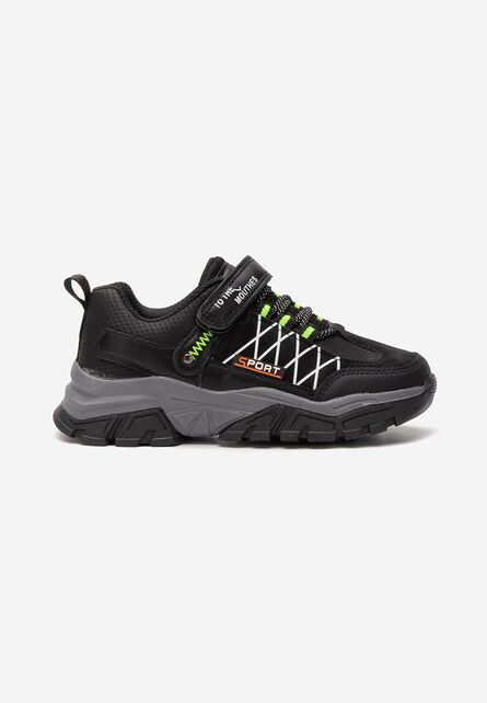 Sneakers baieti Blingo negri