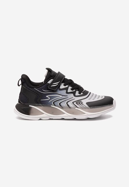 Sneakers baieti Dibbly negri