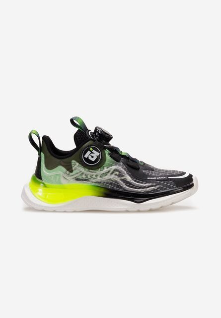 Sneakers baieti Dragonfly negri