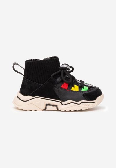 Sneakers baieti Joyan negri
