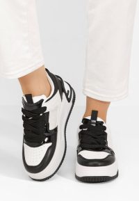 Sneakers cu platformă Jenyffer albi