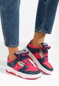 Sneakers cu platforma Sirvanna multicolori