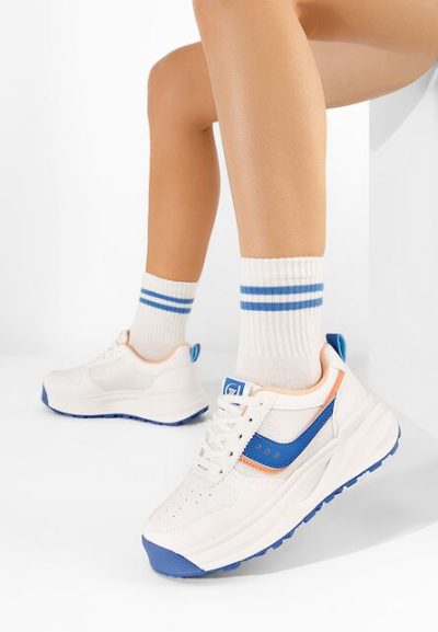 Sneakers dama Cassie albi V4