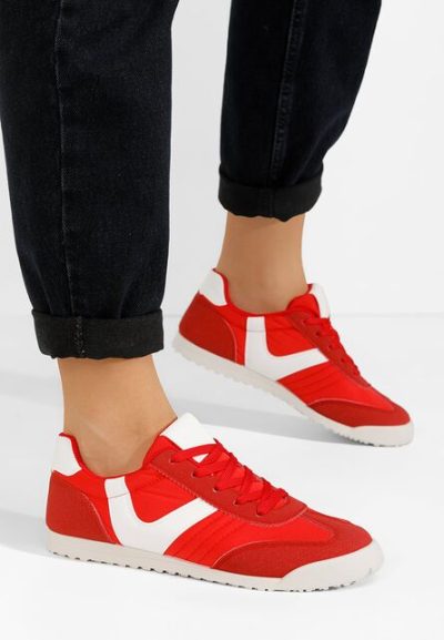 Sneakers dama Cleta rosii