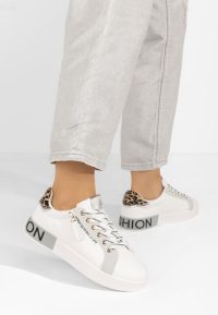 Sneakers dama Corrina albi