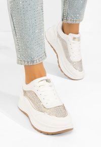 Sneakers dama Dalyana albi
