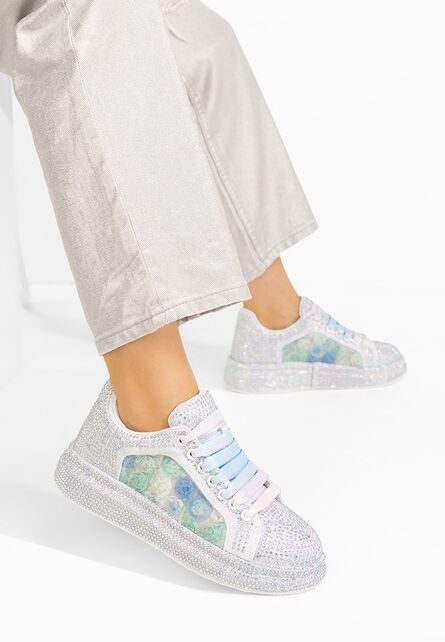 Sneakers dama Florri albi