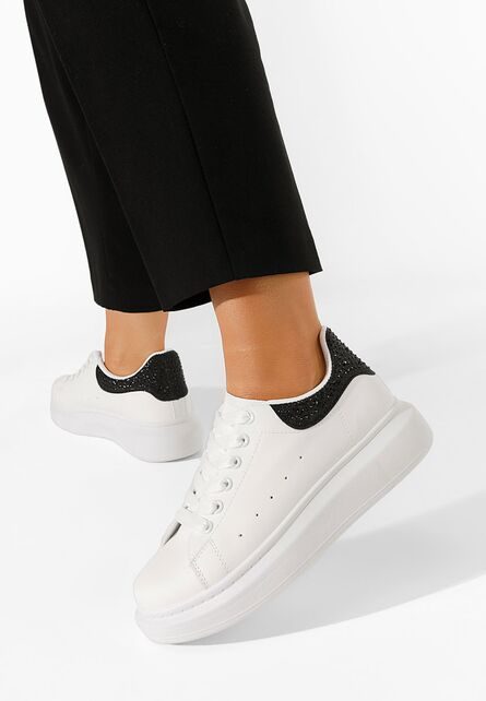 Sneakers dama Hania albi