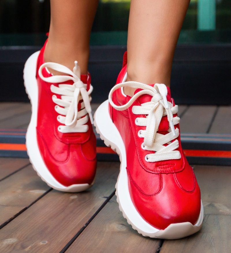 Sneakers dama Hober Rosii