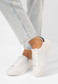 Sneakers dama Maeia albi