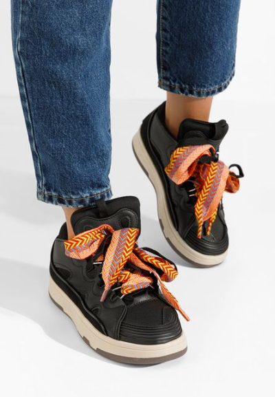 Sneakers dama Mellow D2 negri