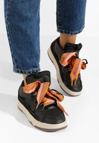 Sneakers dama Mellow D2 negri