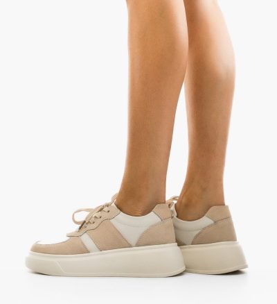 Sneakers Dama Miriam Bej